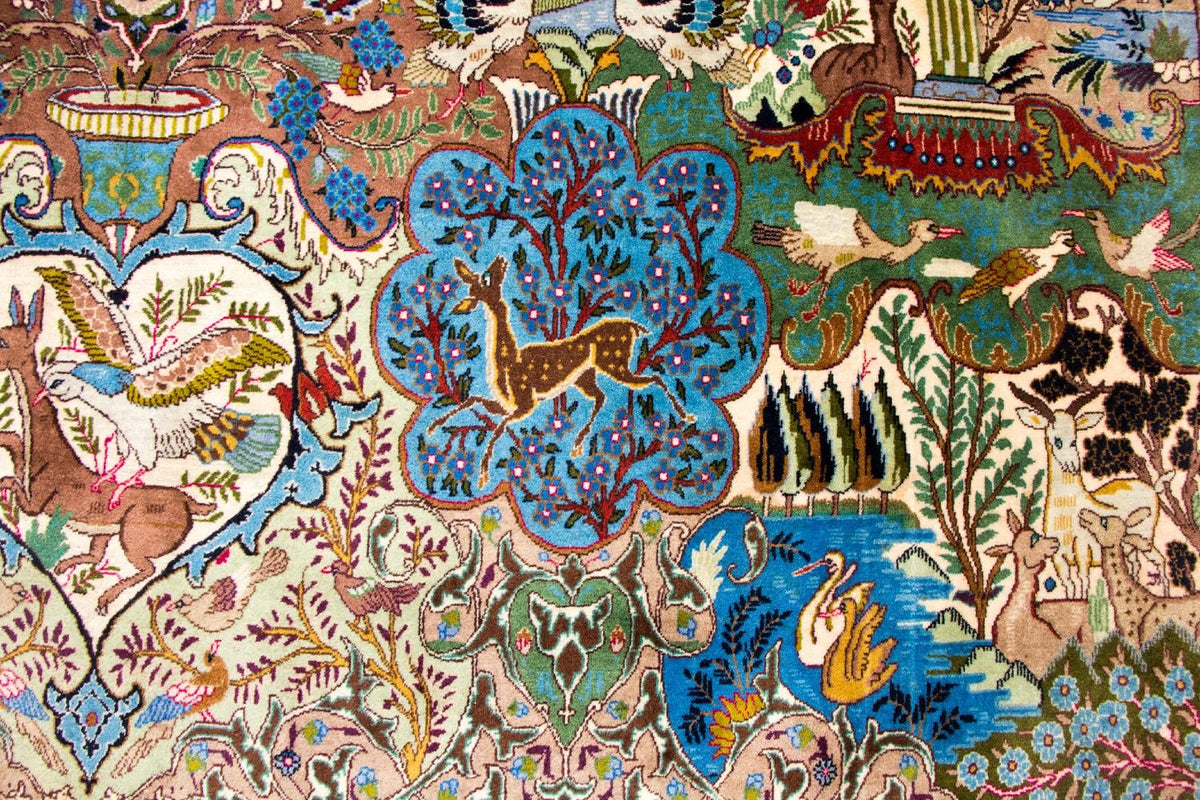 Persisk tæppe - Classic - 390 x 300 cm - flerfarvet