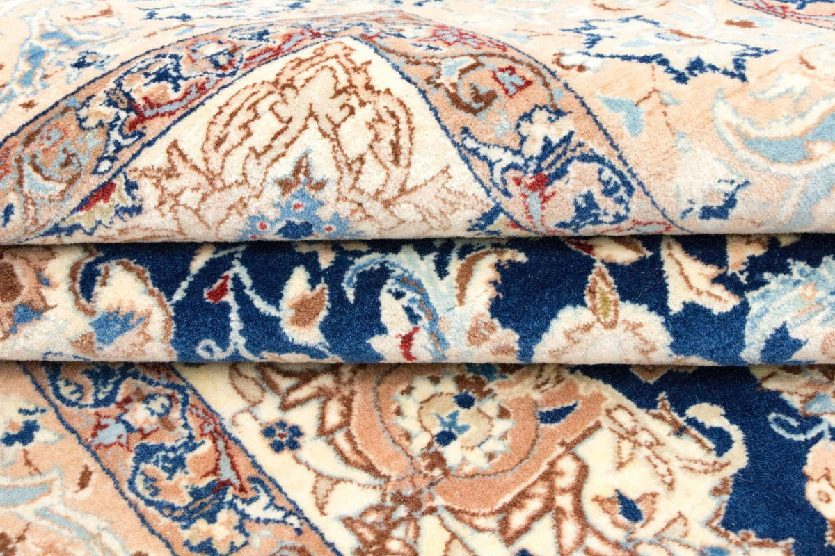 Persisk tæppe - Nain - Premium - 169 x 113 cm - blå