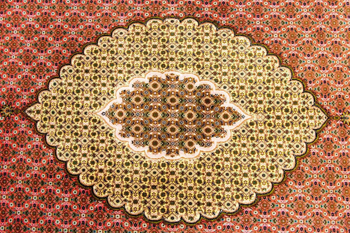 Persisk tæppe - Tabriz - Royal - 300 x 204 cm - orange