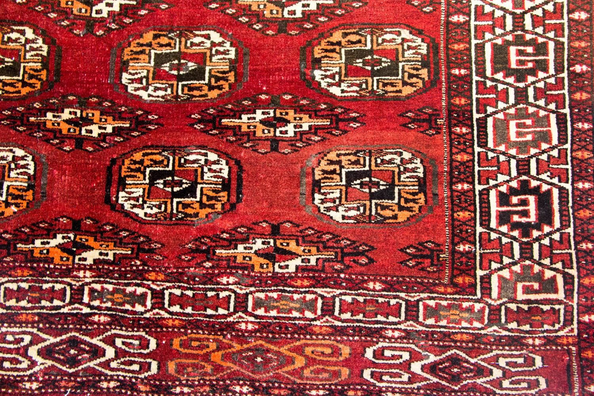 Afghansk tæppe - Bukhara - 215 x 152 cm - rød