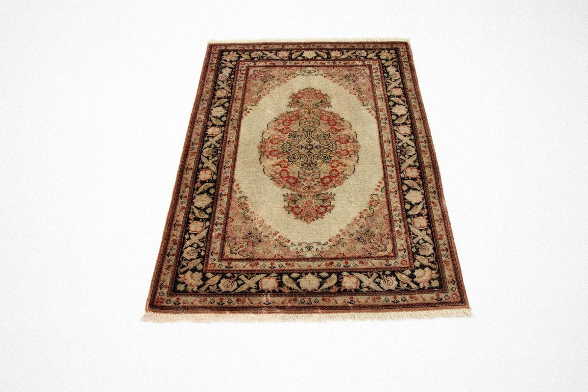 Silketæppe - Ghom Silk - Premium - 120 x 70 cm - beige