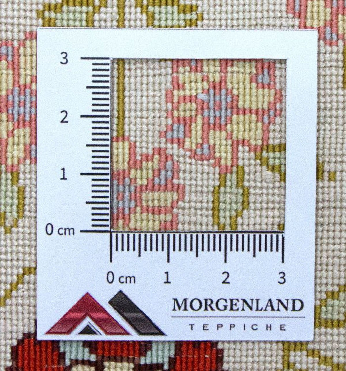 Silketæppe - Hereke Silk - Premium - 100 x 64 cm - beige