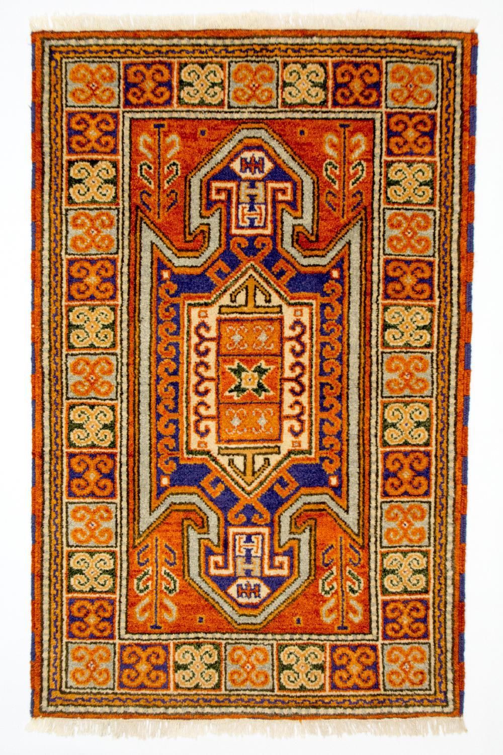 Orientalsk tæppe - 151 x 95 cm - orange