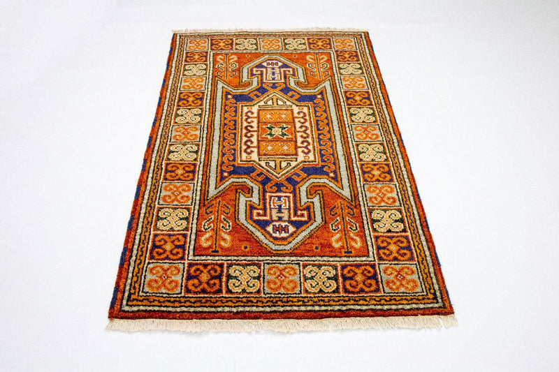 Orientalsk tæppe - 151 x 95 cm - orange