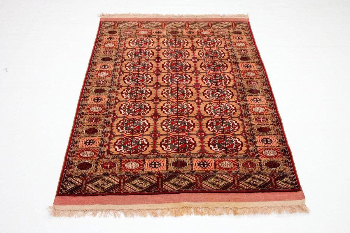 Afghansk tæppe - Bukhara - 156 x 122 cm - laks