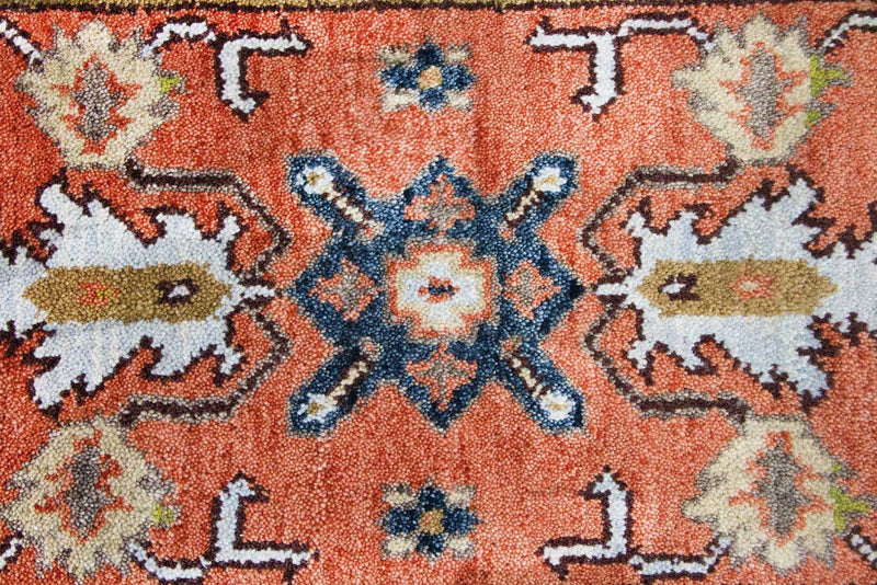 Orientalsk tæppe - 123 x 65 cm - orange