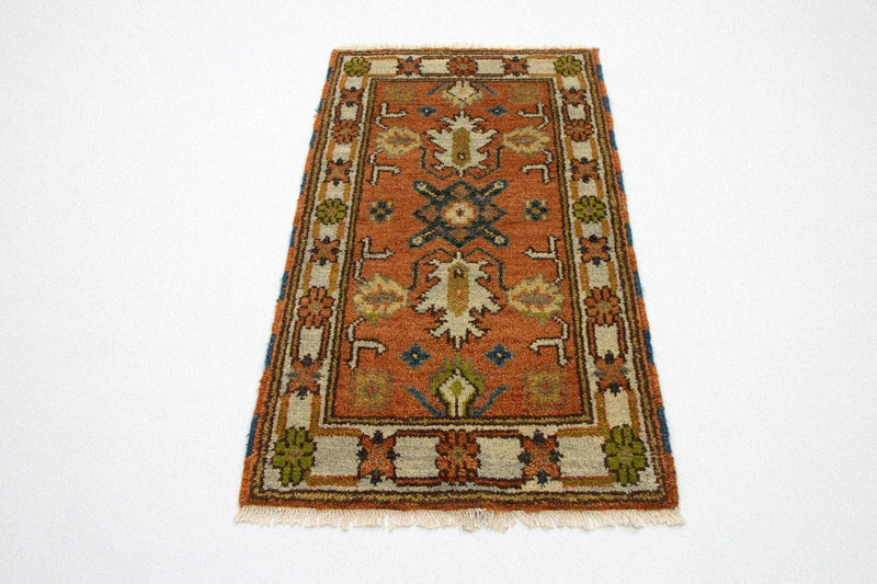 Orientalsk tæppe - 123 x 65 cm - orange