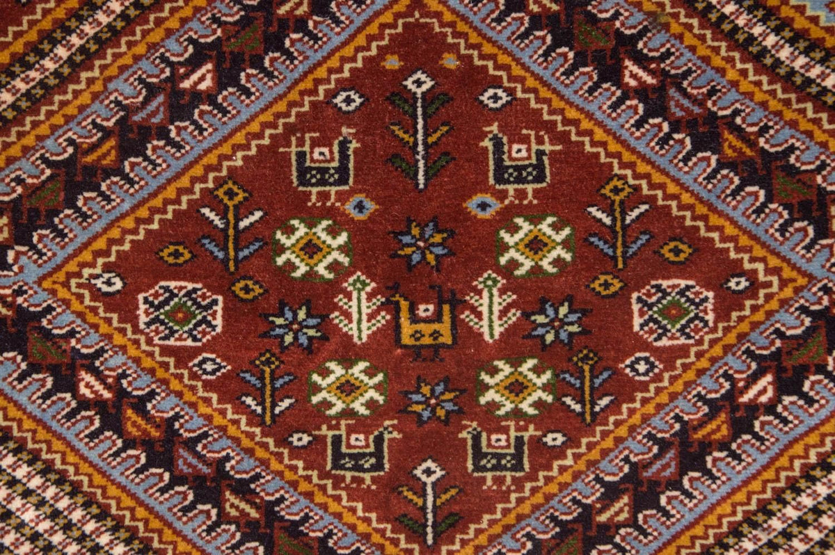 Afghansk tæppe - 148 x 118 cm - brun
