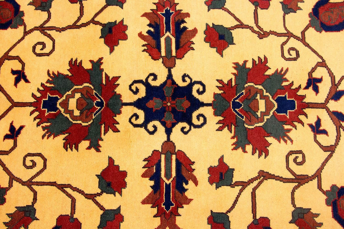 Afghansk tæppe - Hatshlu - 201 x 155 cm - gul