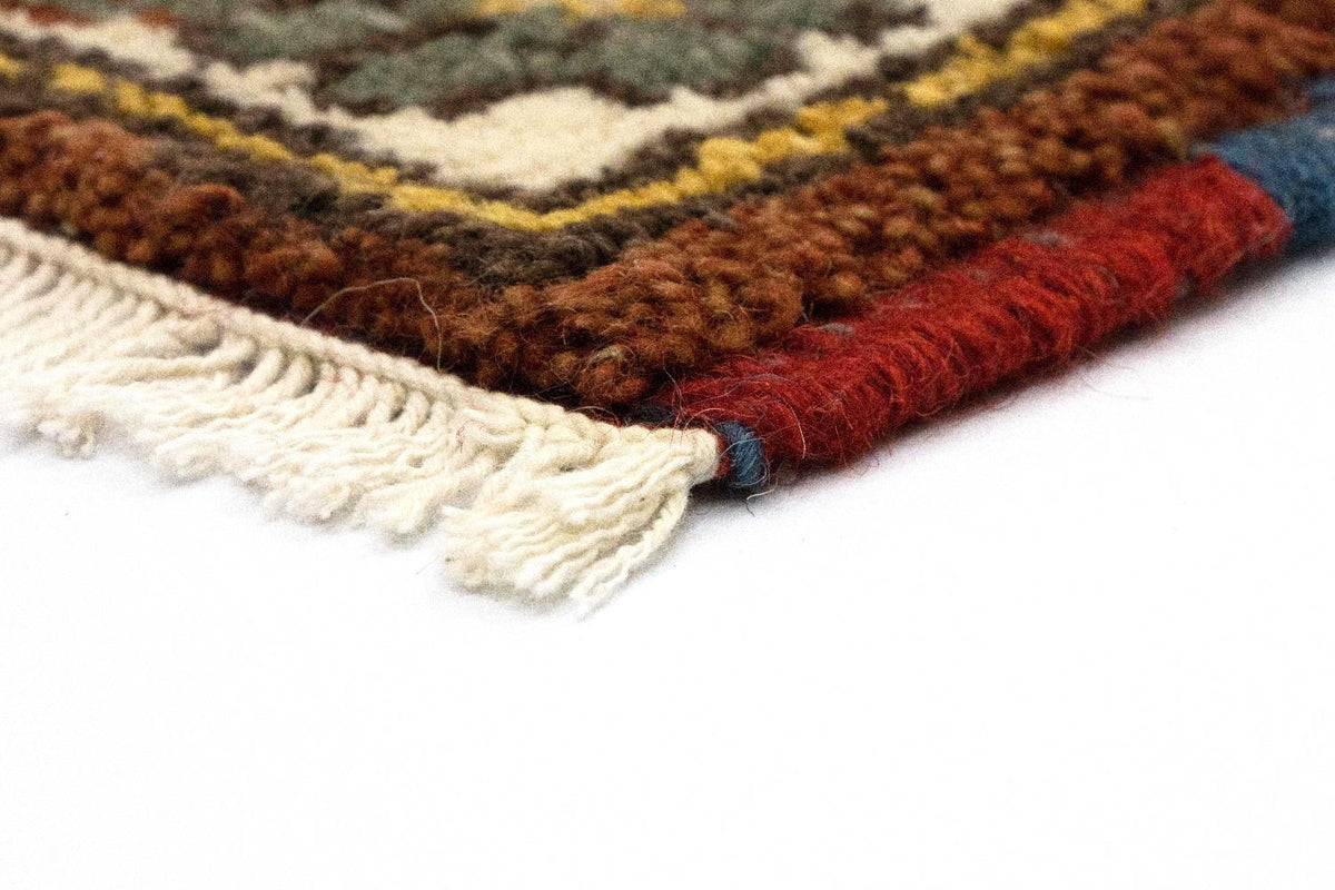 Orientalsk tæppe - 92 x 61 cm - brun