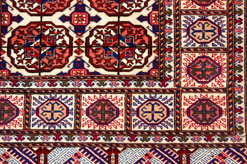 Løber Silketæppe - afghansk silke - 284 x 82 cm - rød