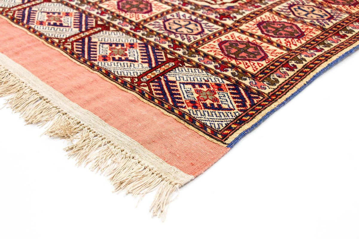 Løber Silketæppe - afghansk silke - 284 x 82 cm - rød