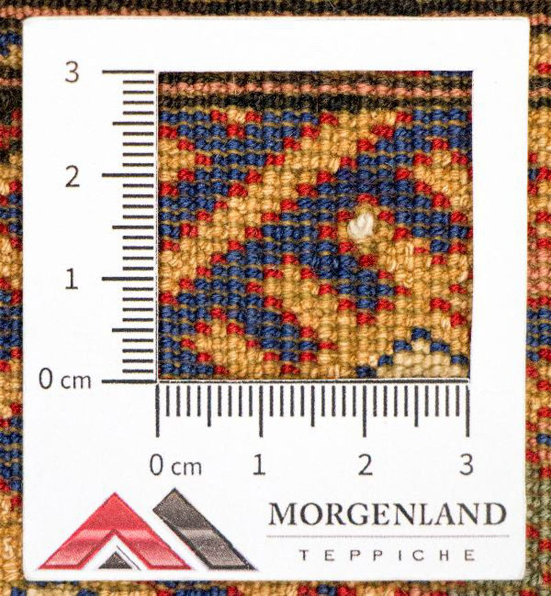 Løber Silketæppe - afghansk silke - 284 x 82 cm - rød