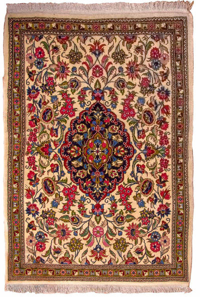 Qom Tæppe 77x110cm - Persisk tæppe
