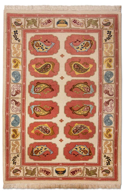 Tabriz - 50 Raj Tæppe 99x109cm - Persisk tæppe
