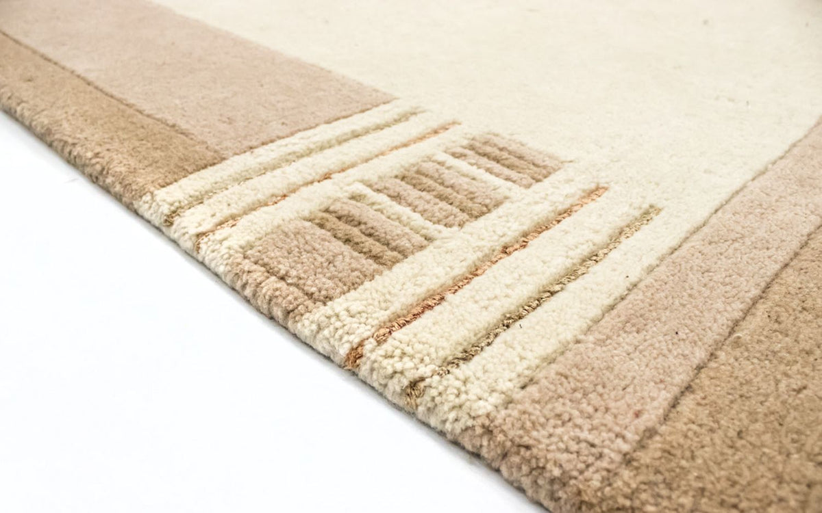Nepal Tæppe - 241 x 175 cm - beige