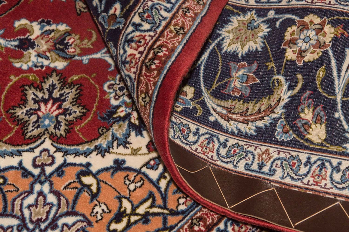 Persisk tæppe - Isfahan - Premium - 224 x 157 cm - rød