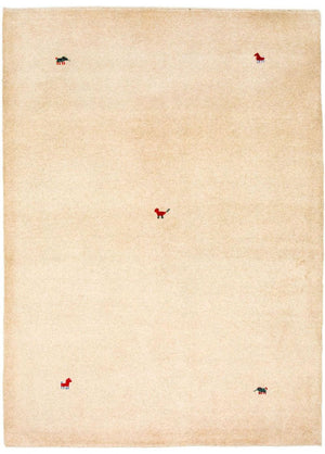 Gabbeh-tæppe - Indus - 200 x 140 cm - beige