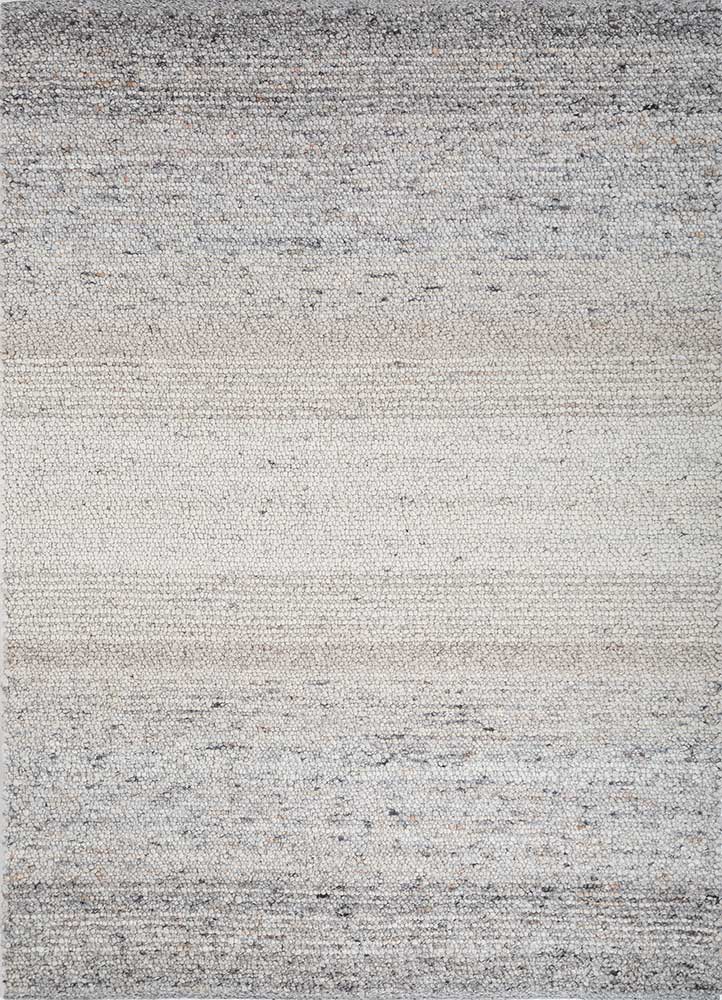 Uldtæppe - 240 x 180 cm - lysegrå