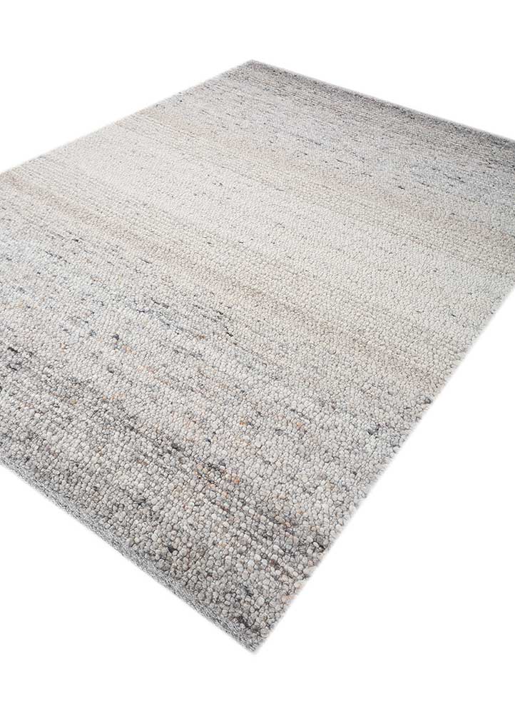 Uldtæppe - 240 x 180 cm - lysegrå