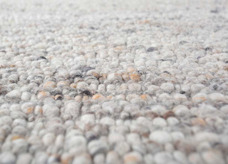 Uldtæppe - 240 x 180 cm - lysegrå