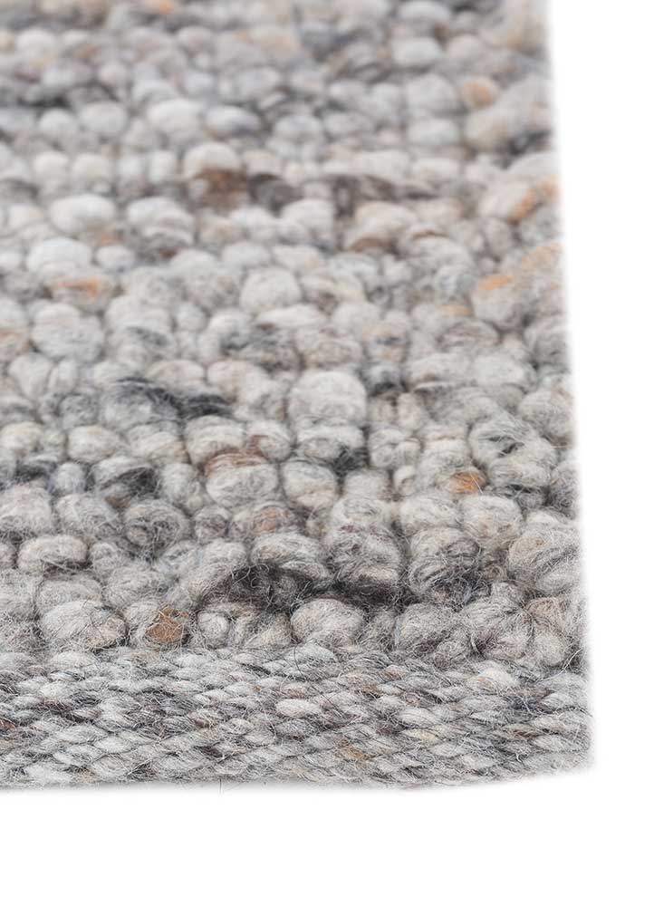 Uldtæppe - 240 x 180 cm - lysegrå