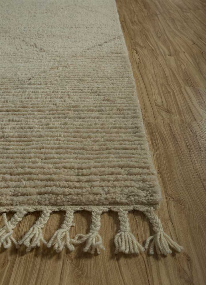Uldtæppe - 420 x 300 cm - creme