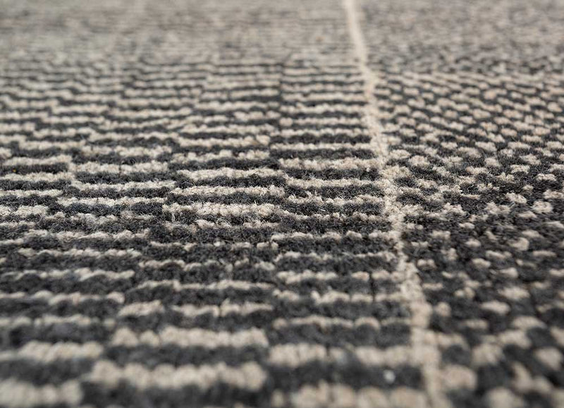 Uldtæppe - 340 x 260 cm - grå