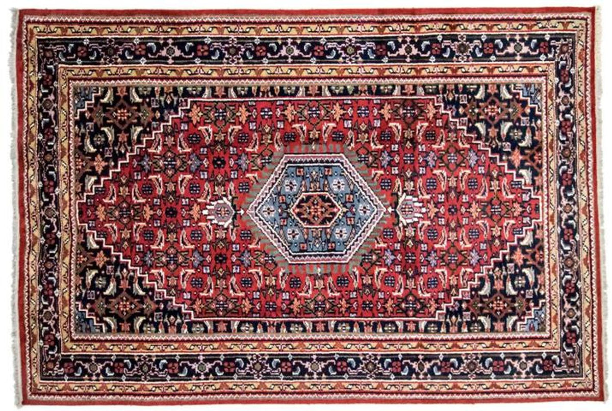 Orientalsk tæppe - 90 x 60 cm - rød