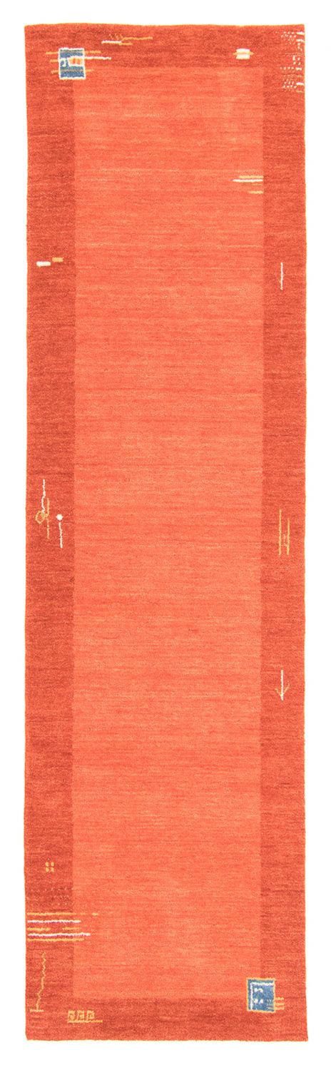 Løber Gabbeh-tæppe - Indus - 200 x 80 cm - rød