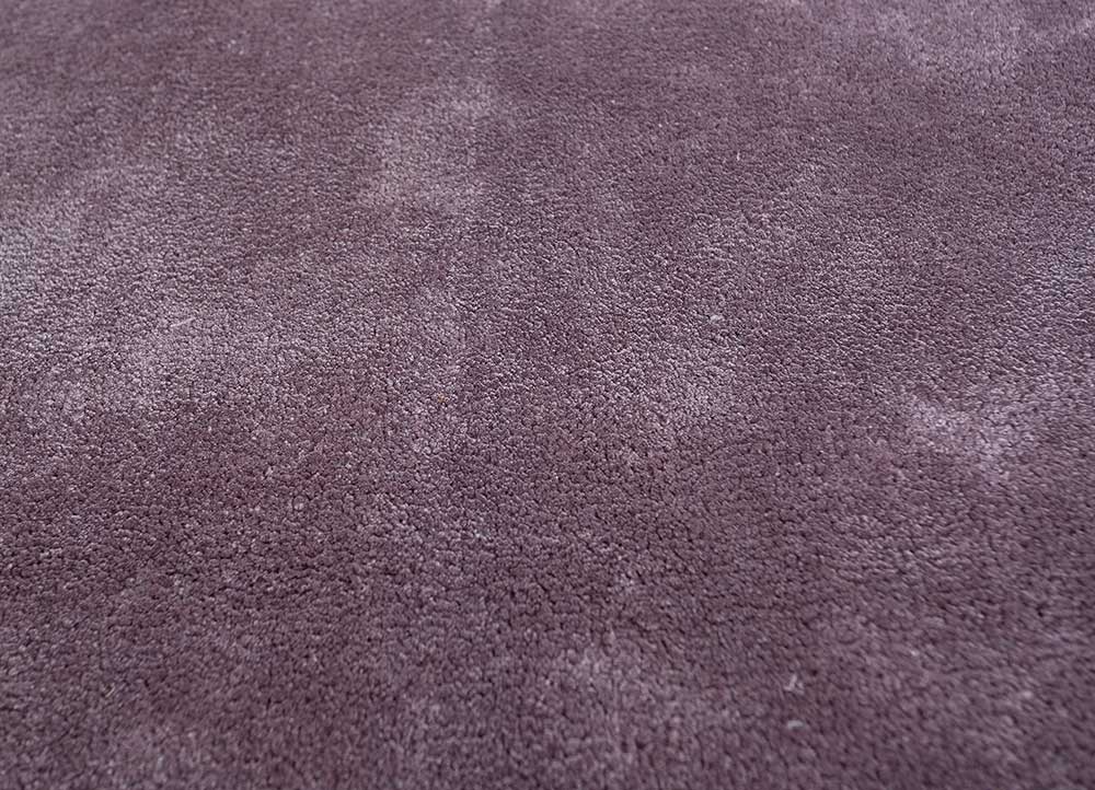 Designer tæppe rundt  - 180 x 180 cm - lilla