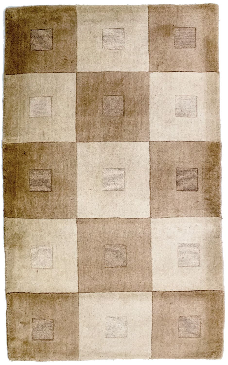 Uldtæppe - 148 x 90 cm - flerfarvet