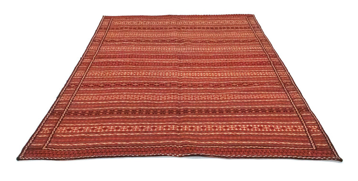 Kelim-tæppe - orientalsk - 235 x 166 cm - orange