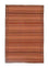 Kelim-tæppe - orientalsk - 242 x 166 cm - brun