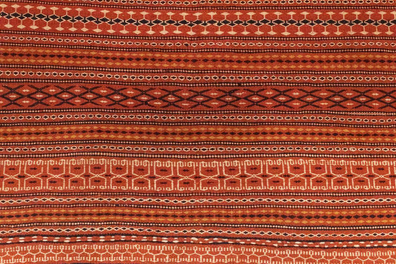 Kelim-tæppe - orientalsk - 242 x 166 cm - brun