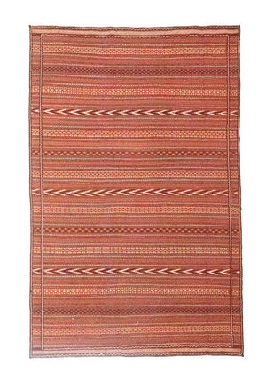 Kelim-tæppe - orientalsk - 293 x 200 cm - brun