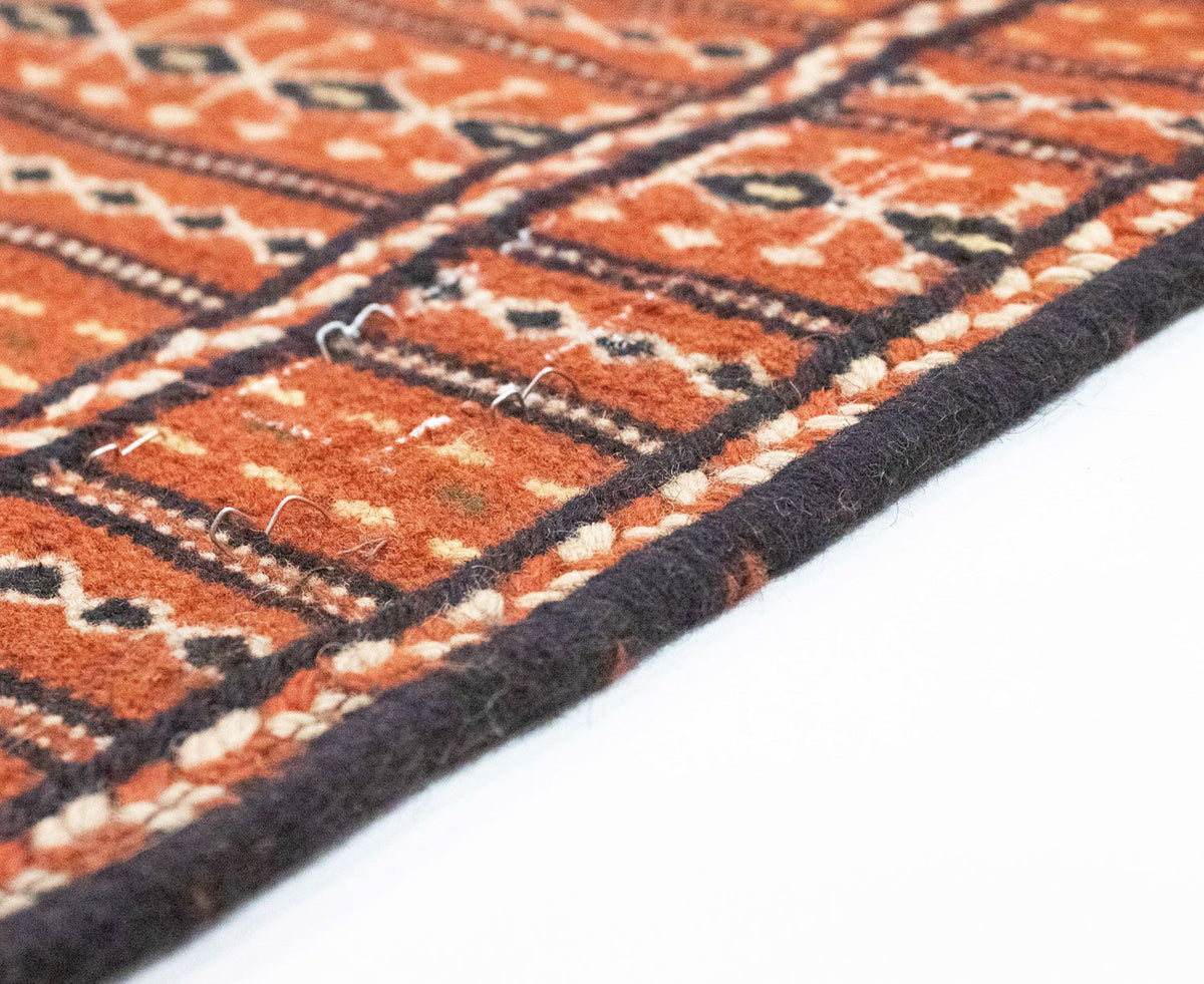 Kelim-tæppe - orientalsk - 300 x 194 cm - orange