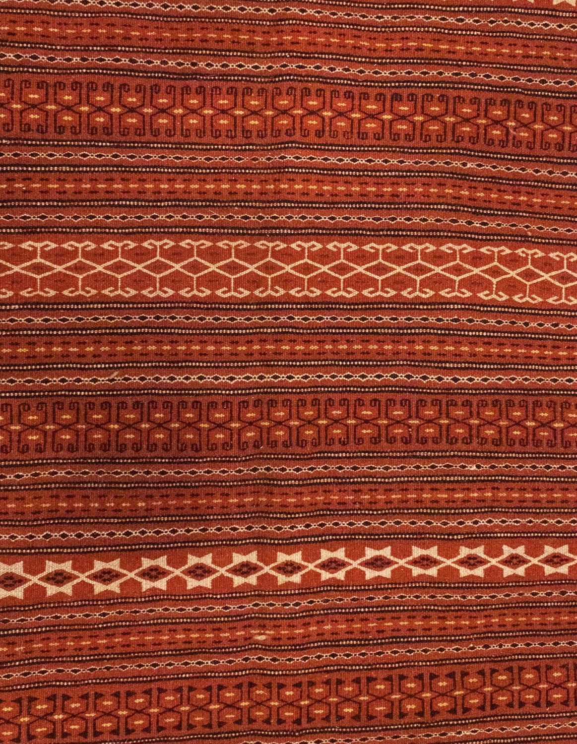 Kelim-tæppe - orientalsk - 305 x 198 cm - orange