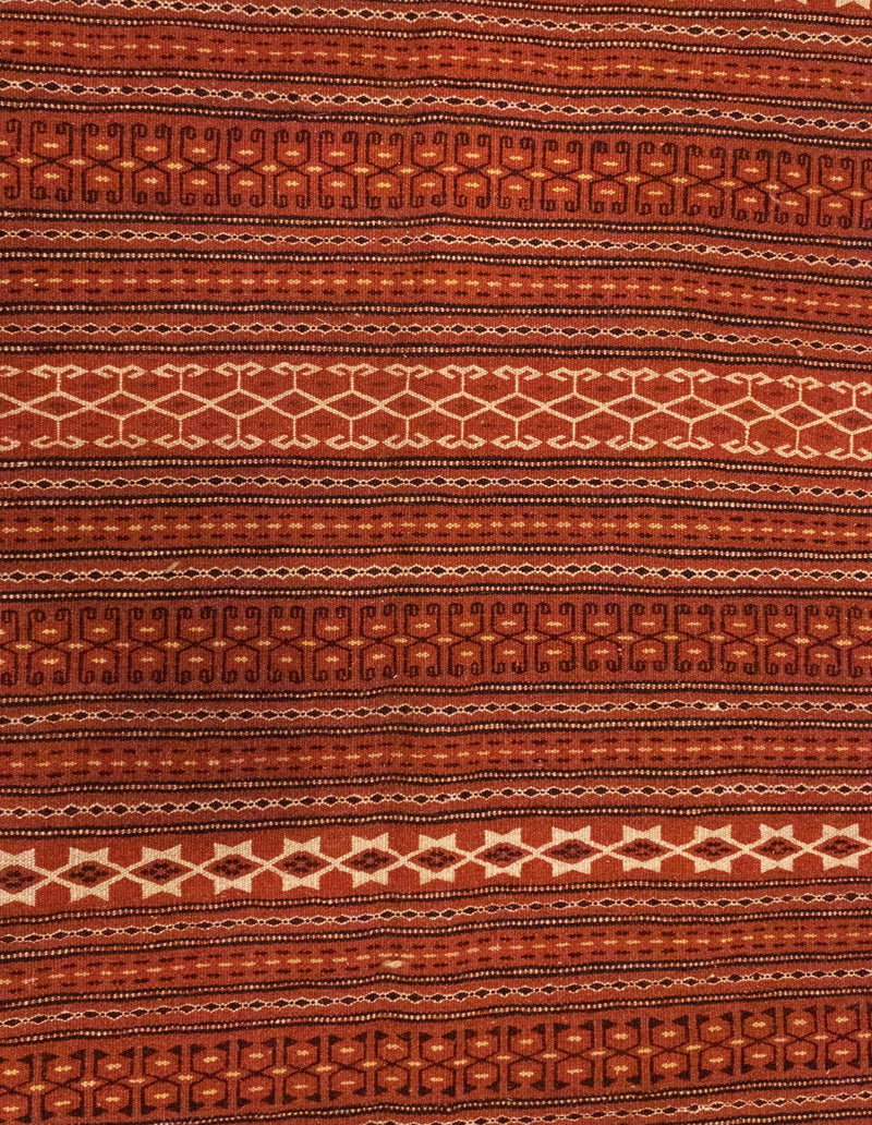 Kelim-tæppe - orientalsk - 305 x 198 cm - orange