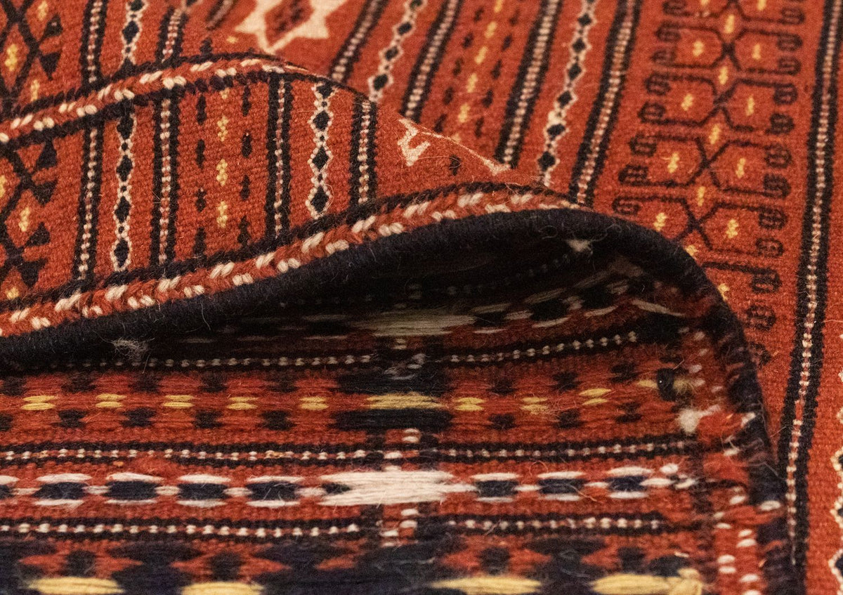 Kelim-tæppe - orientalsk - 305 x 198 cm - orange