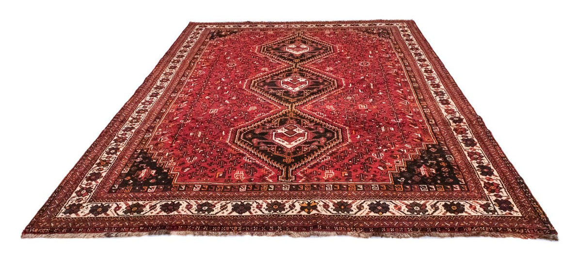 Persisk tæppe - Nomadisk - 300 x 215 cm - rød