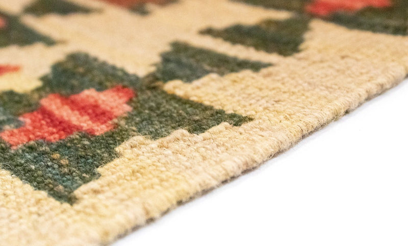 Kelim-tæppe - orientalsk - 203 x 154 cm - orange