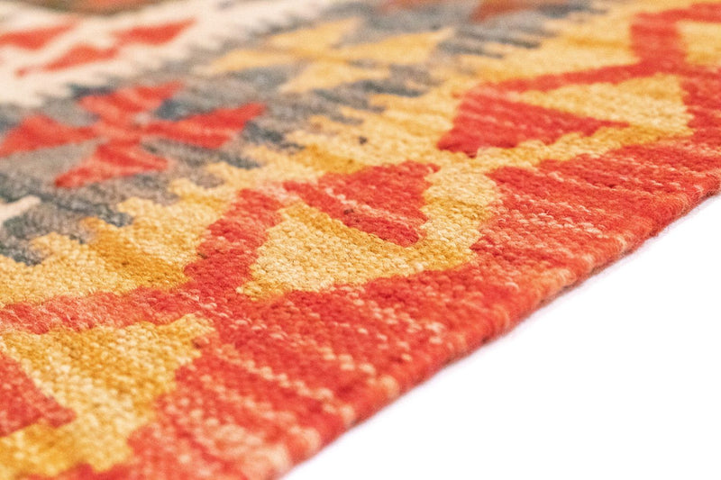 Kelim-tæppe - orientalsk - 205 x 150 cm - orange