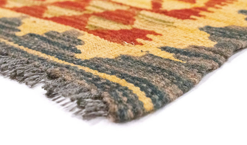 Kelim-tæppe - orientalsk - 207 x 139 cm - flerfarvet