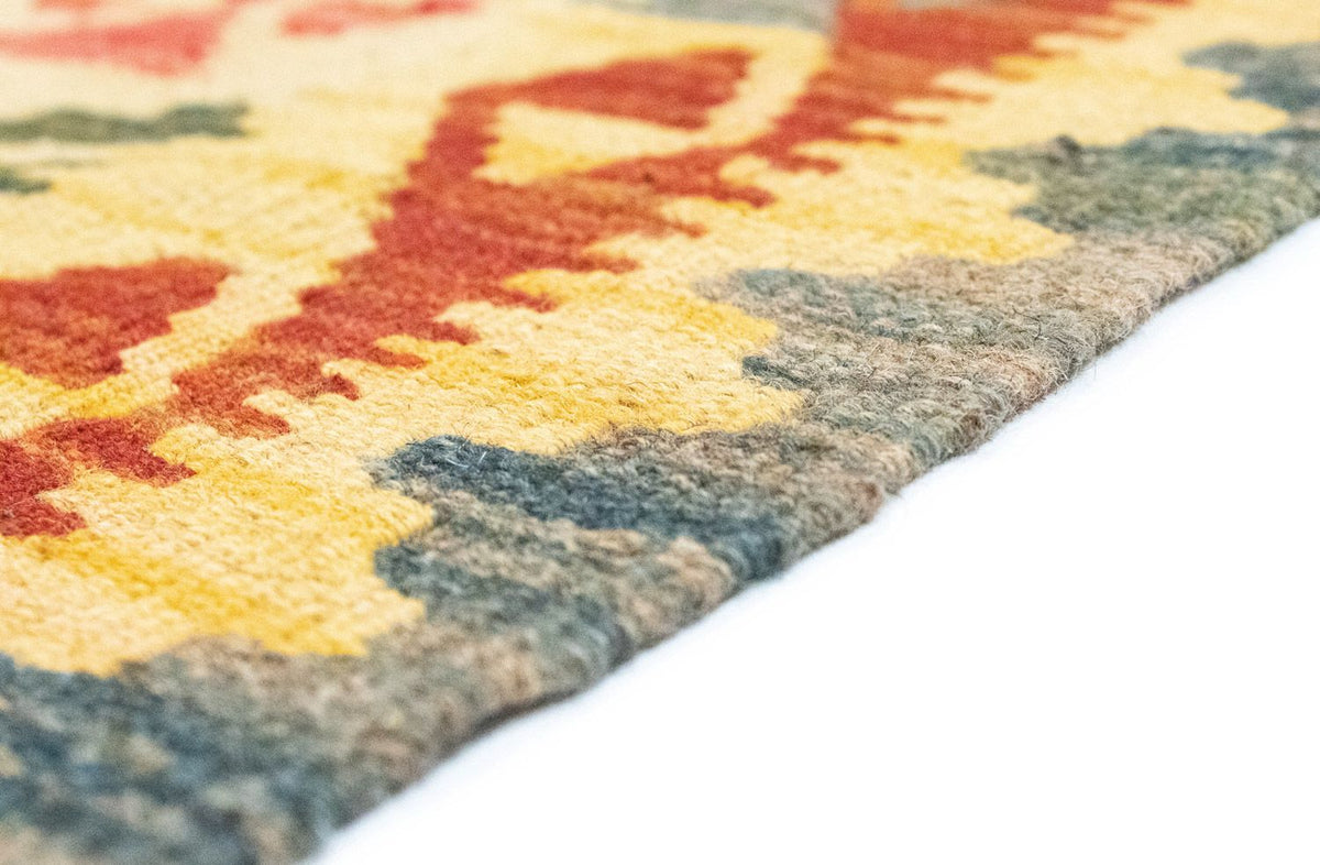 Kelim-tæppe - orientalsk - 207 x 139 cm - flerfarvet