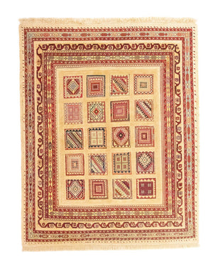 Persisk tæppe - Nomadisk - 149 x 121 cm - rød