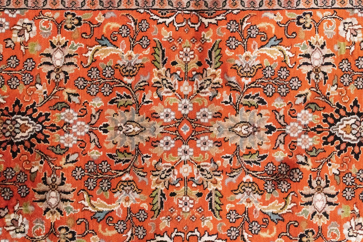 Løber Silketæppe - Kashmir Silk - 177 x 61 cm - orange