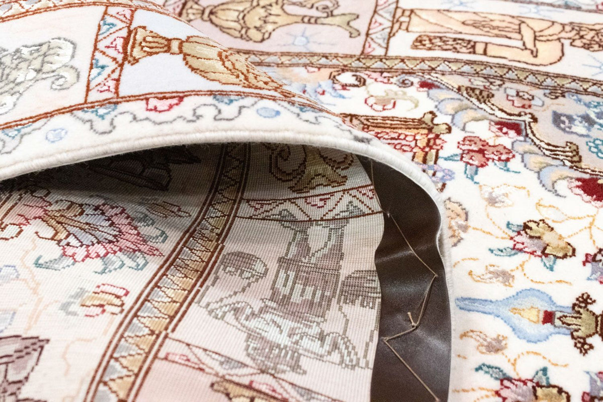Persisk tæppe - Tabriz - Royal - 134 x 75 cm - beige