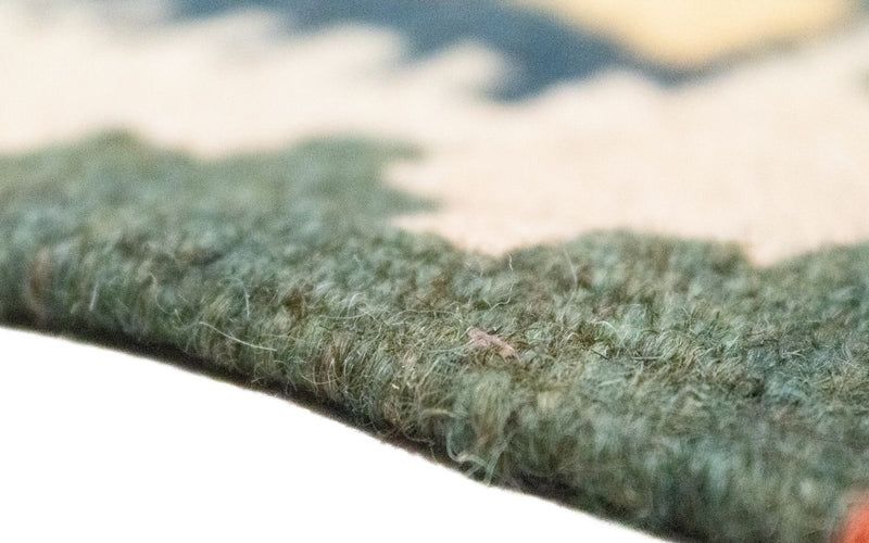 Kelim-tæppe - orientalsk - 90 x 61 cm - blå