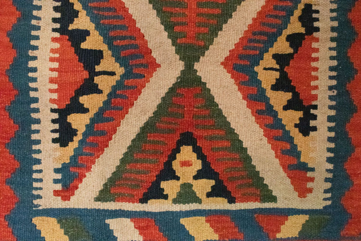 Kelim-tæppe - orientalsk - 90 x 64 cm - beige